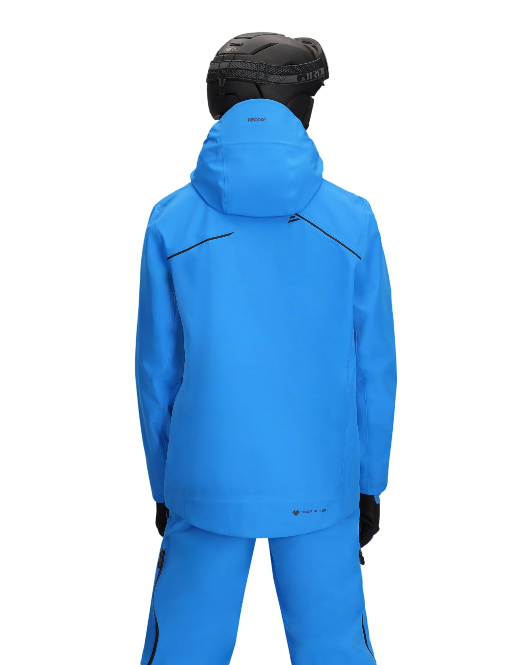 Obermeyer Foraker Shell Jacket For Men - Attached Hood and Long Sleeves and Adjustable Cuffs, Chic and Comfy Jacket