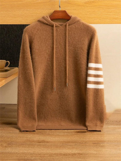 Cashmere Hooded Pullover Sweater