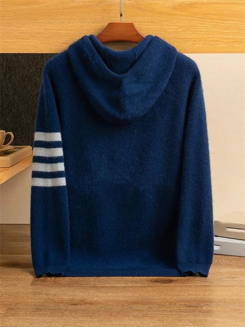 Cashmere Hooded Pullover Sweater