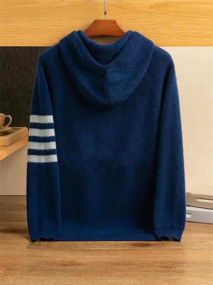 Cashmere Hooded Pullover Sweater