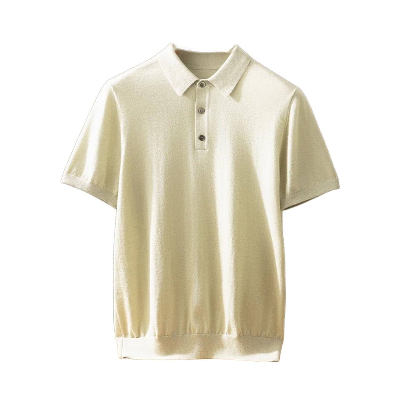Pure Cashmere Short-Sleeve Polo