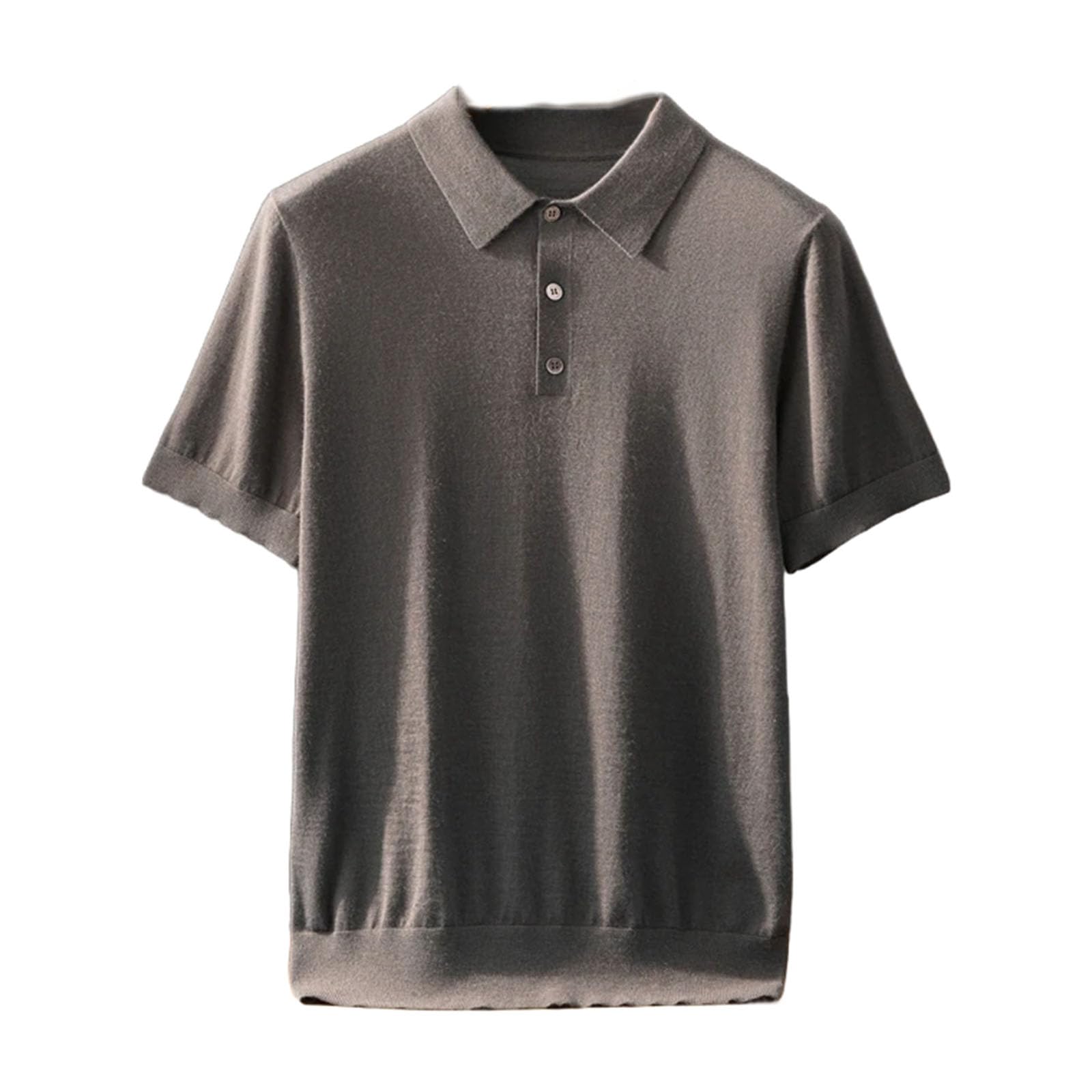 Pure Cashmere Short-Sleeve Polo
