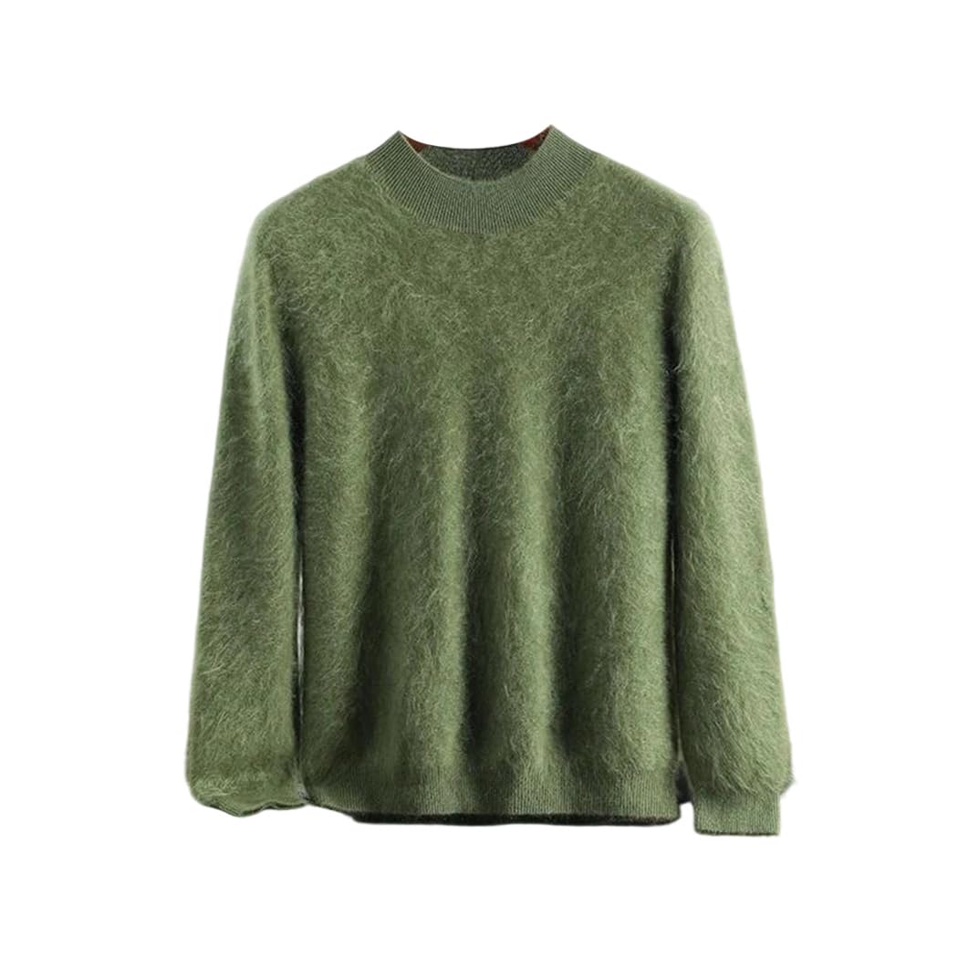 Wool Half-Collar Loose Fit Sweater