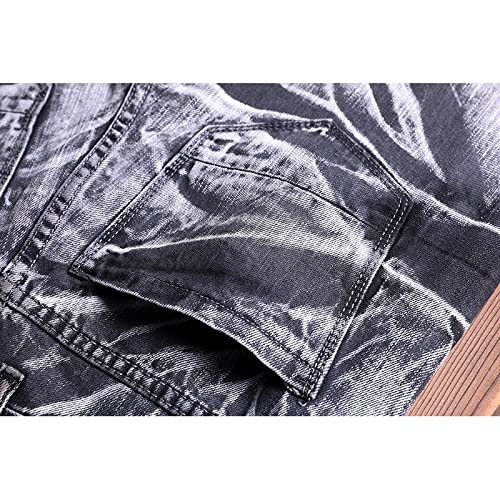 Slim Fit Biker Jeans