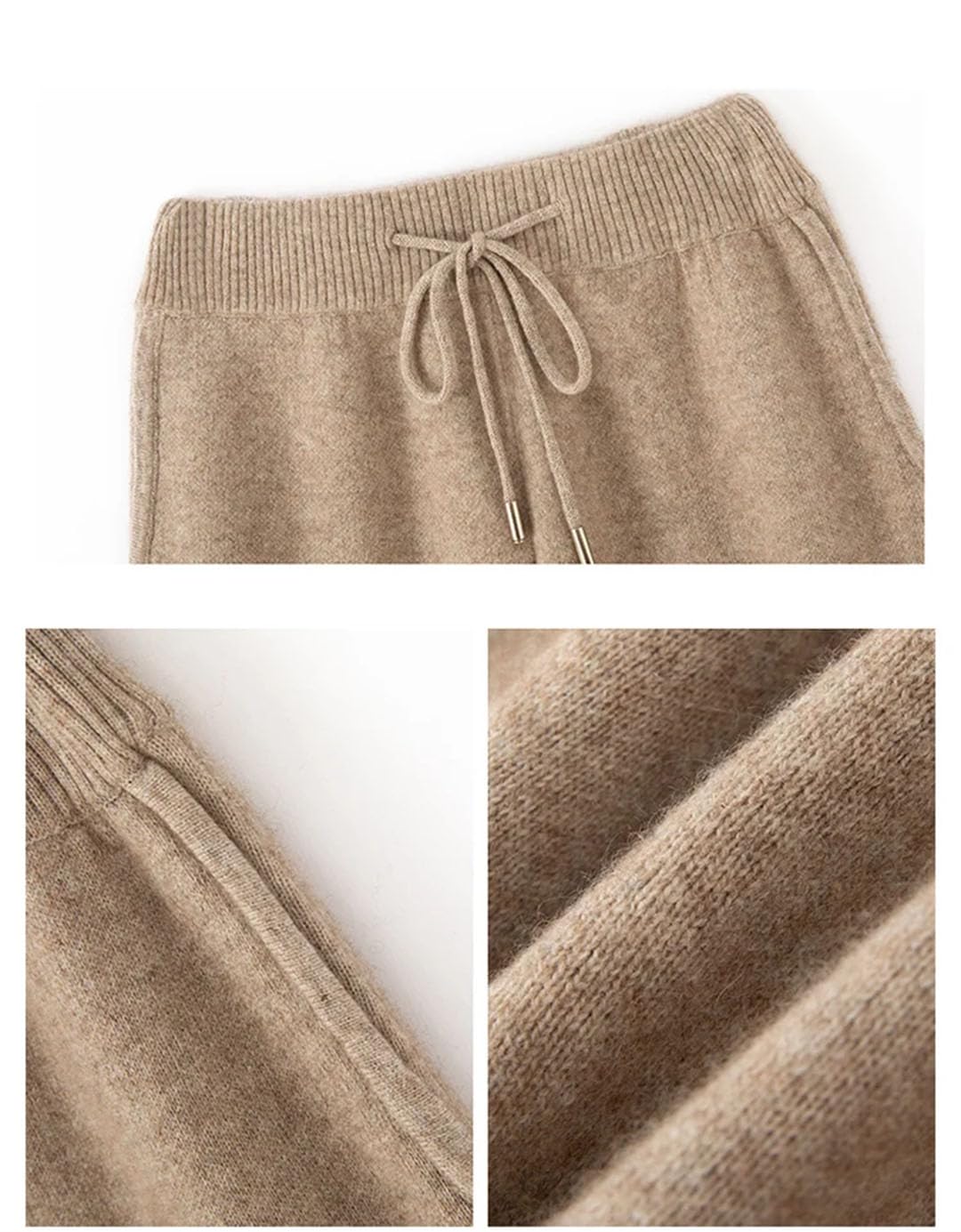 Cashmere Knit Long Pants