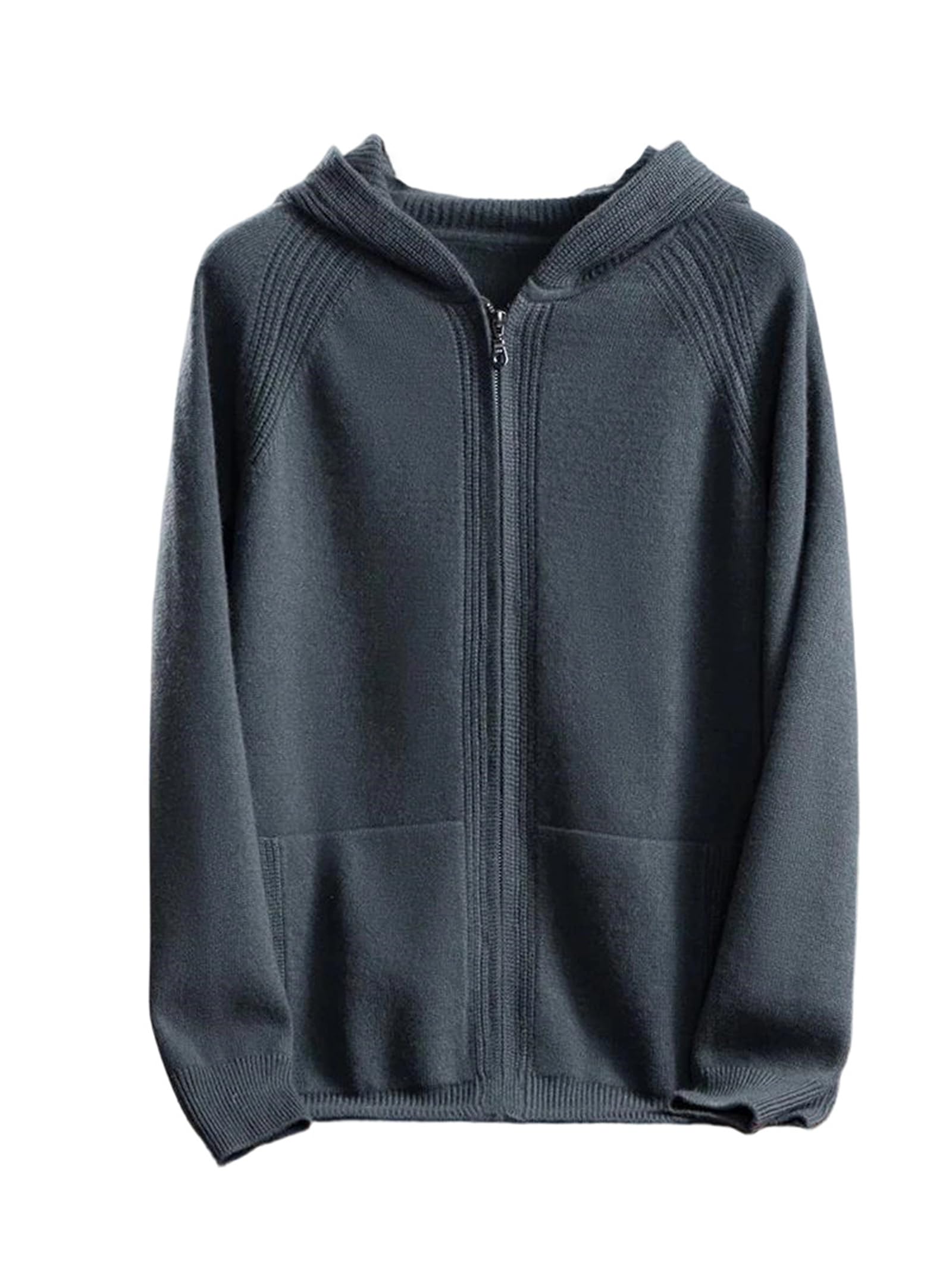Full-Zip Cashmere Hoodie
