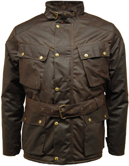 Quilted Wax Biker Jacket