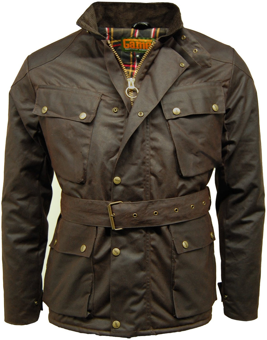 Quilted Wax Biker Jacket