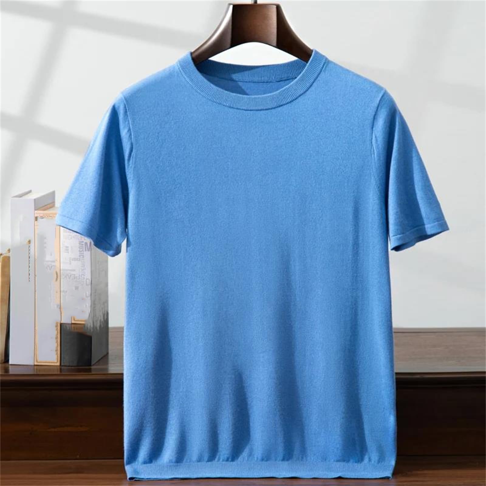 Silk Cashmere Knit T-Shirt
