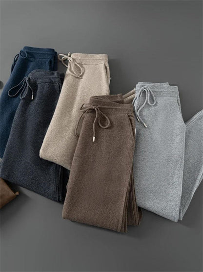 Cashmere Knit Pencil Pants