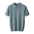 Cashmere Knit Polo Sweater