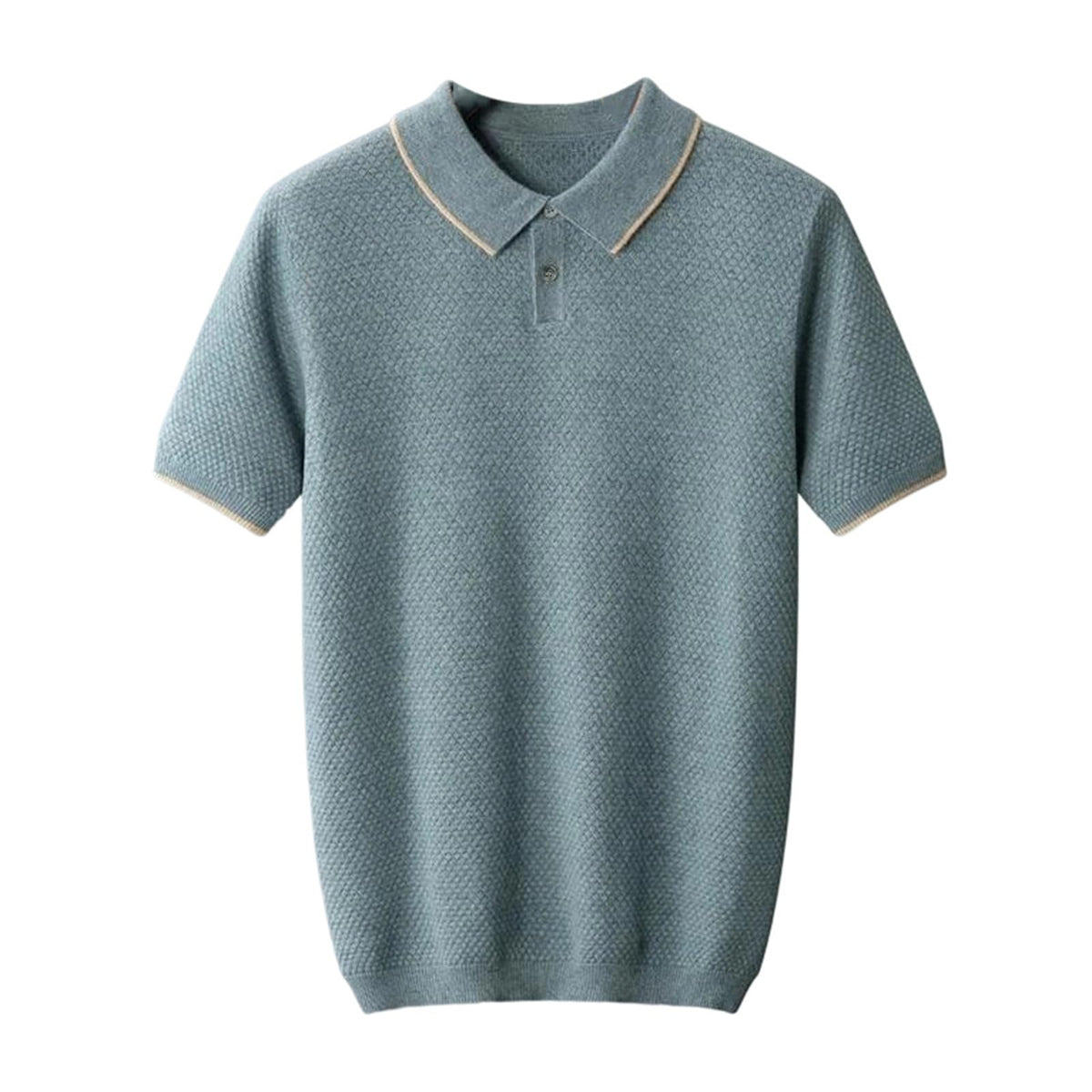 Cashmere Knit Polo Sweater