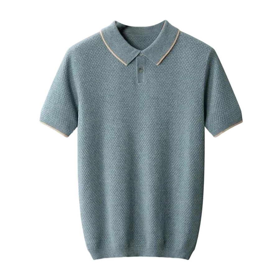 Cashmere Knit Polo Sweater