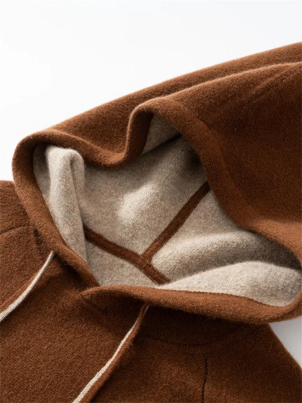 Cashmere Hooded Knit Sweater