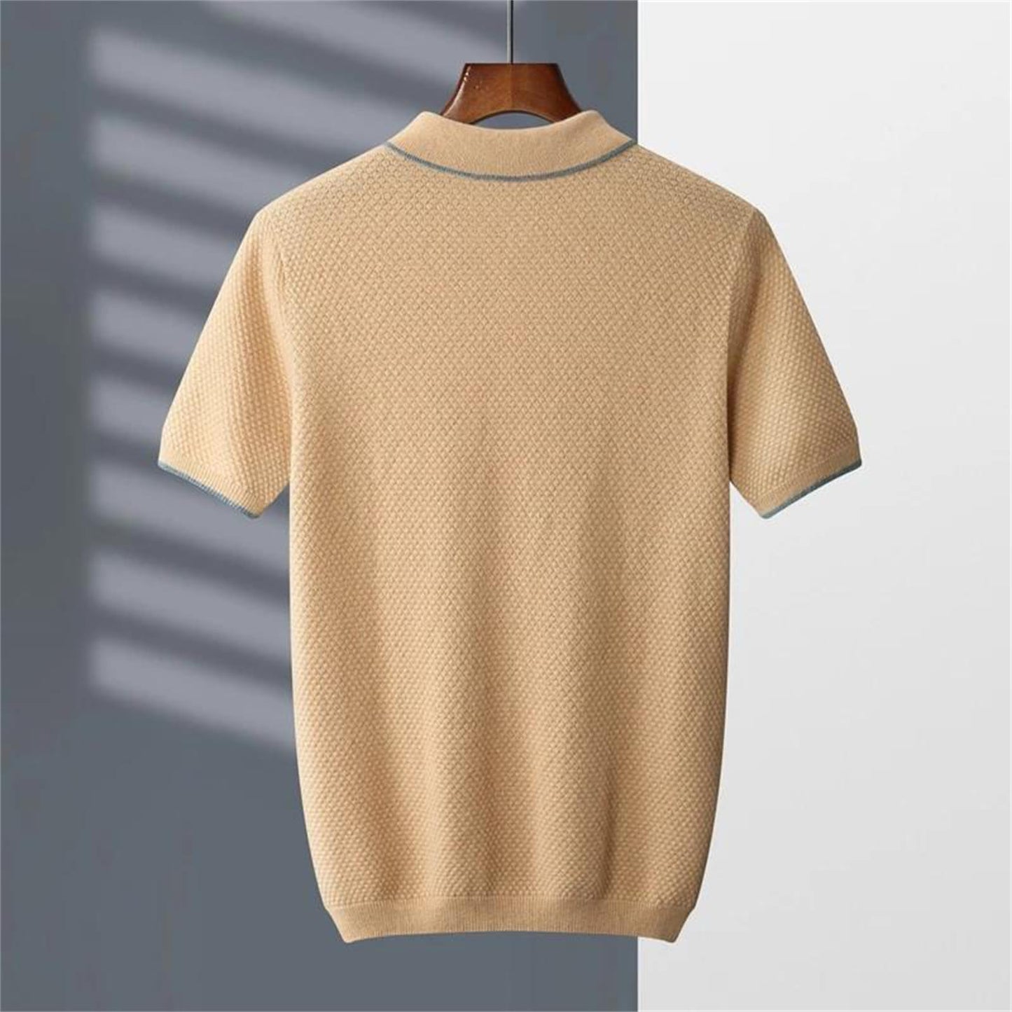 Cashmere Knit Polo Sweater