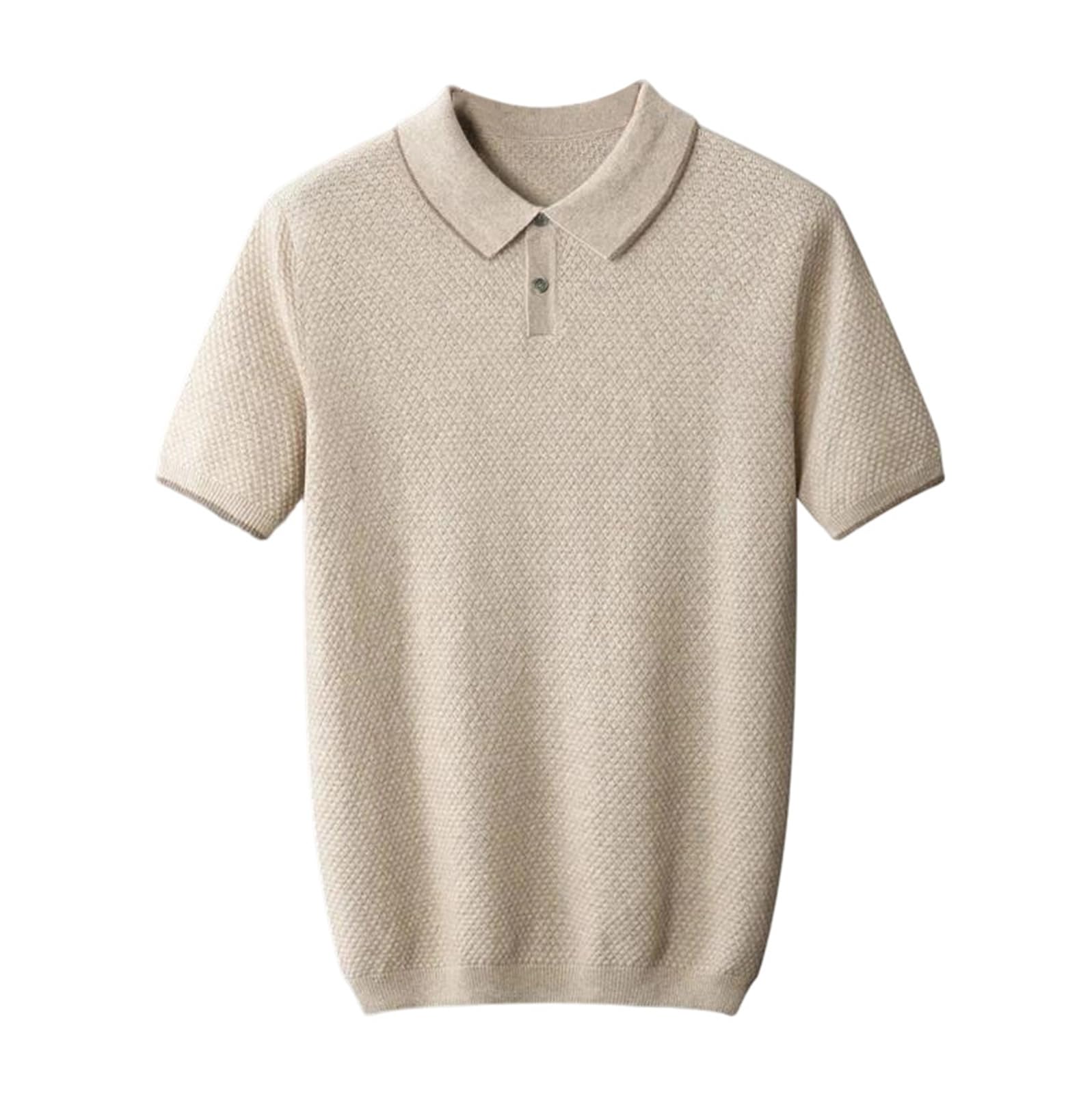 Cashmere Knit Polo Sweater