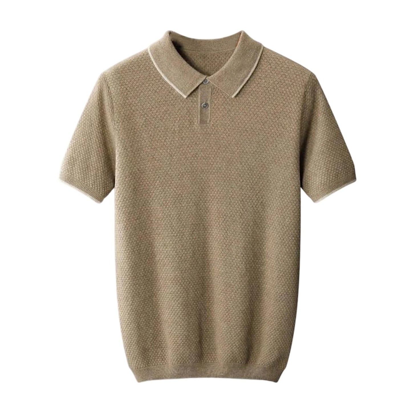 Cashmere Knit Polo Sweater