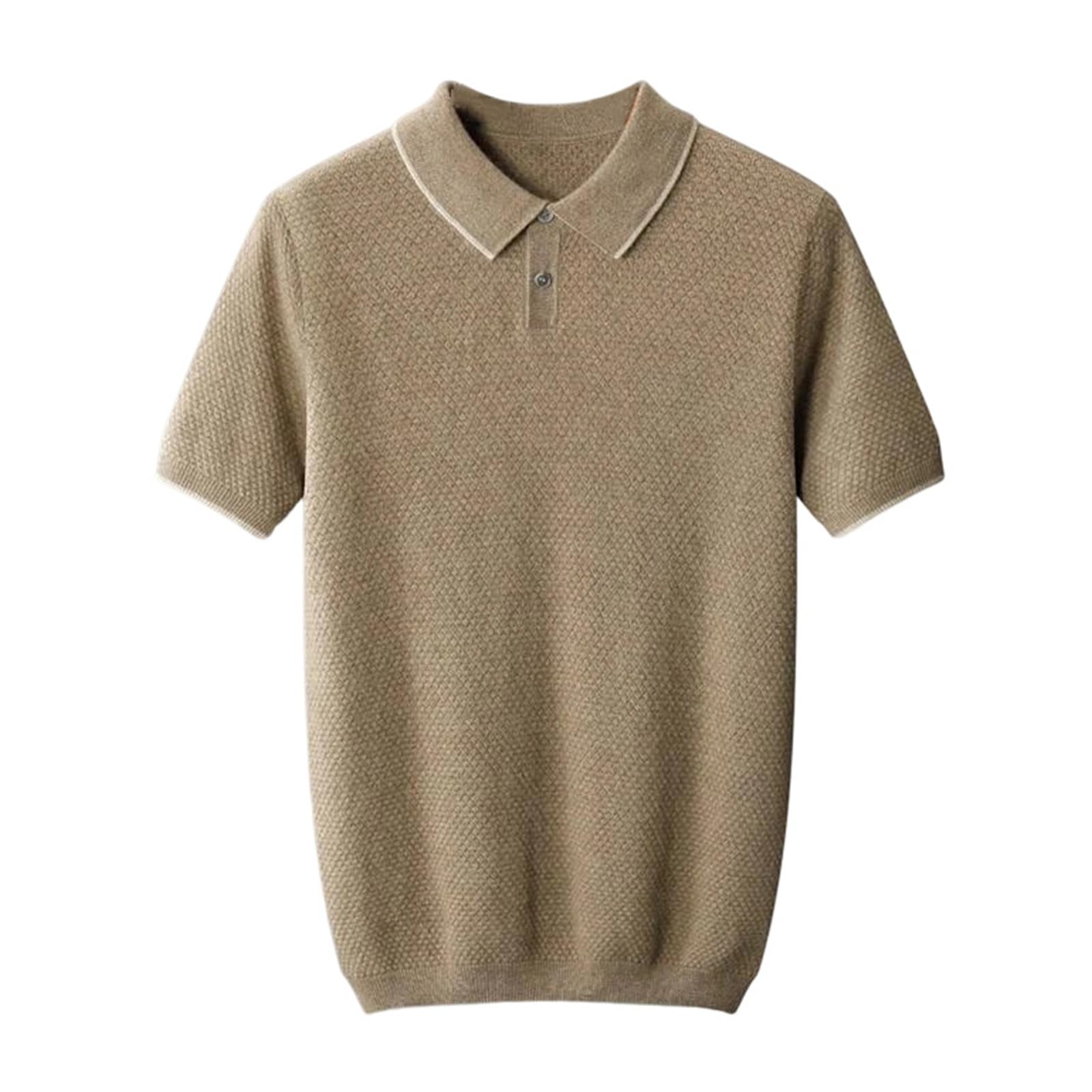 Cashmere Knit Polo Sweater