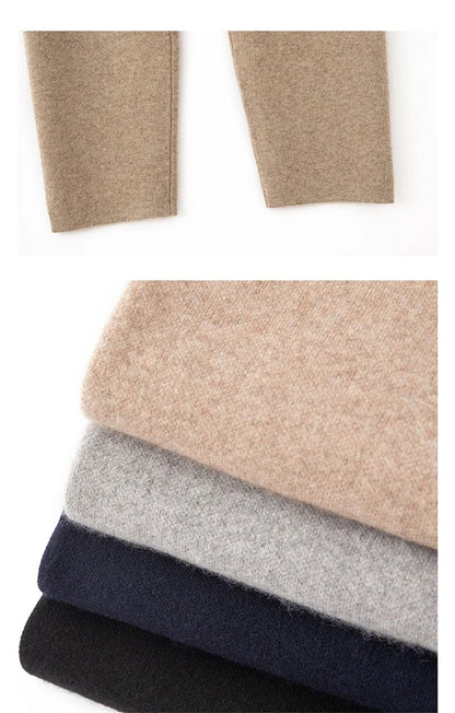 Cashmere Knit Long Pants