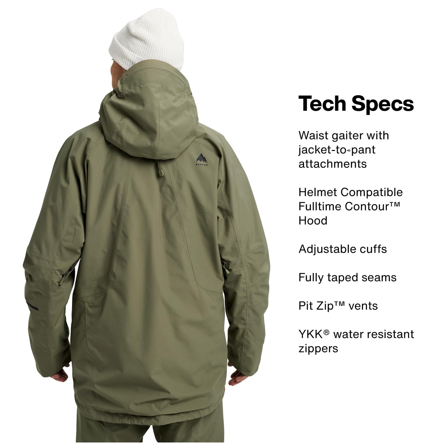 3-in-1 Waterproof Snowboard Jacket