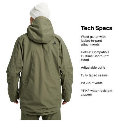 3-in-1 Waterproof Snowboard Jacket