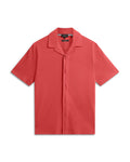 Linen Blend Johnny Collar Polo
