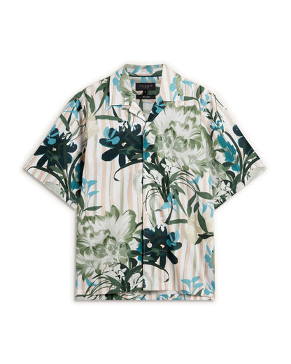 Relaxed Fit Short-Sleeve Camp Shirt