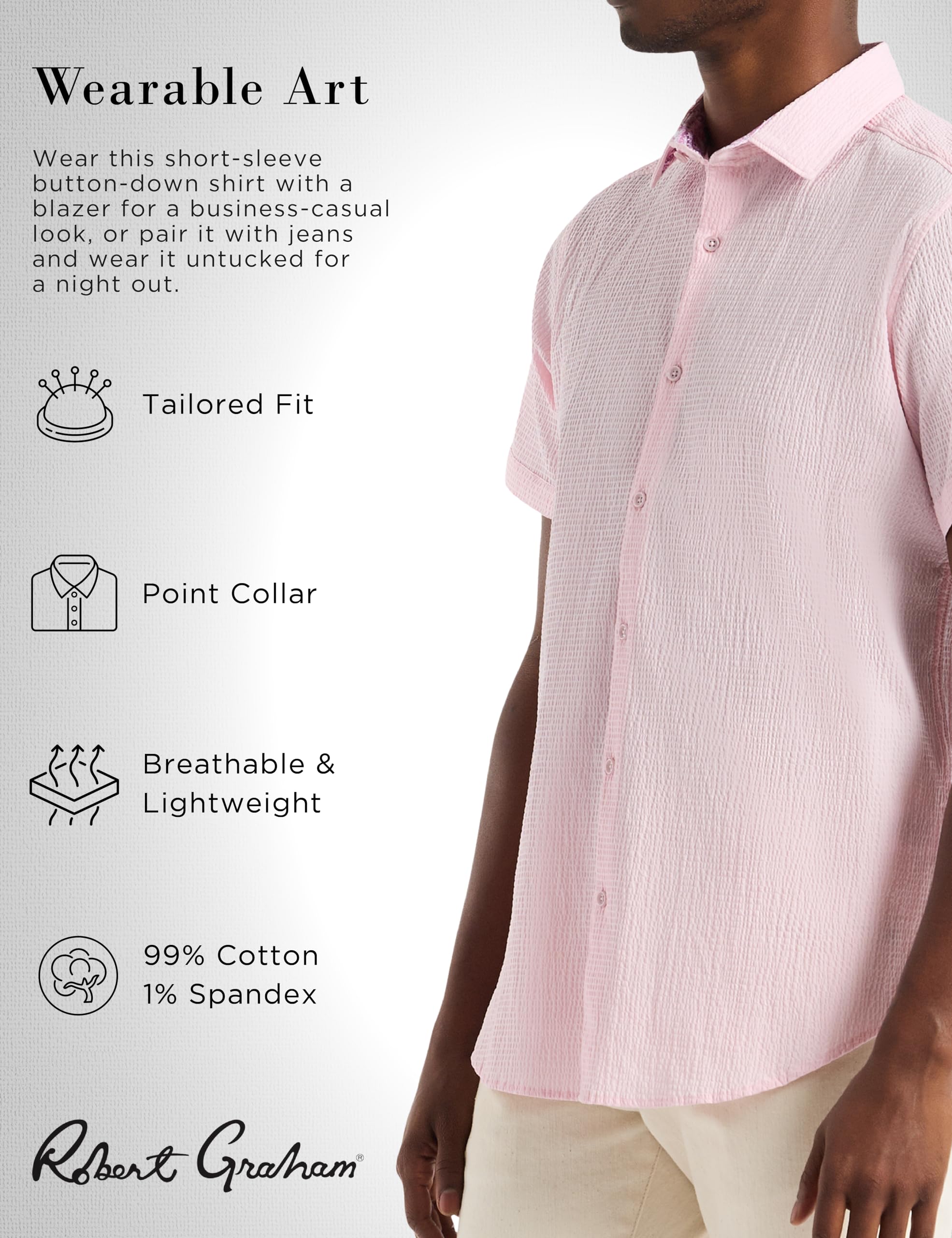 Short Sleeve Button-Down Shirt