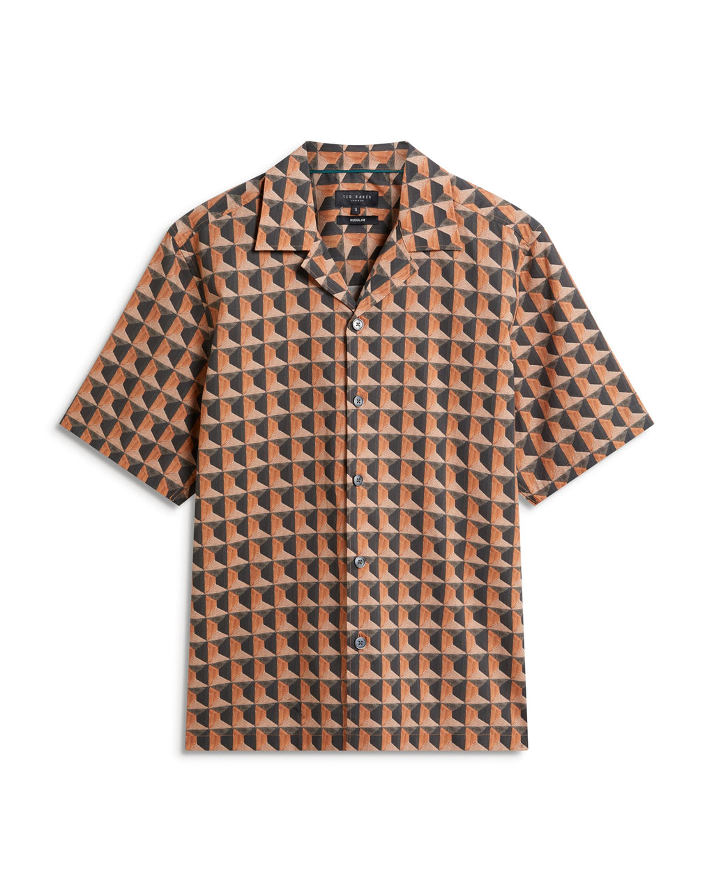 Relaxed Fit Short-Sleeve Camp Shirt