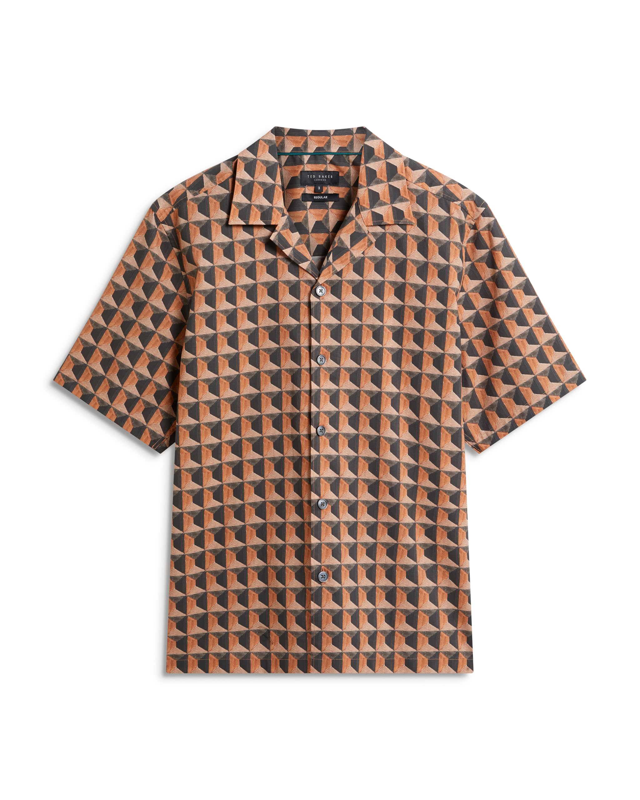 Relaxed Fit Short-Sleeve Camp Shirt