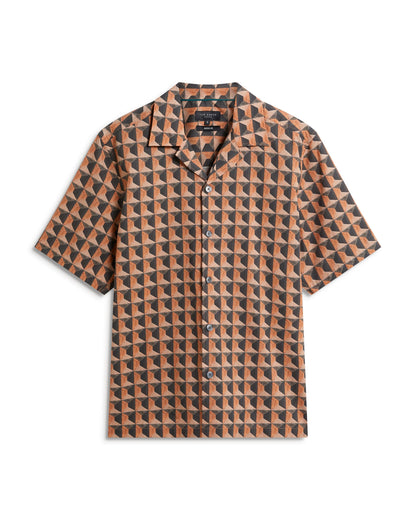 Relaxed Fit Short-Sleeve Camp Shirt